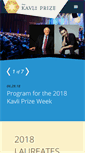 Mobile Screenshot of kavliprize.org